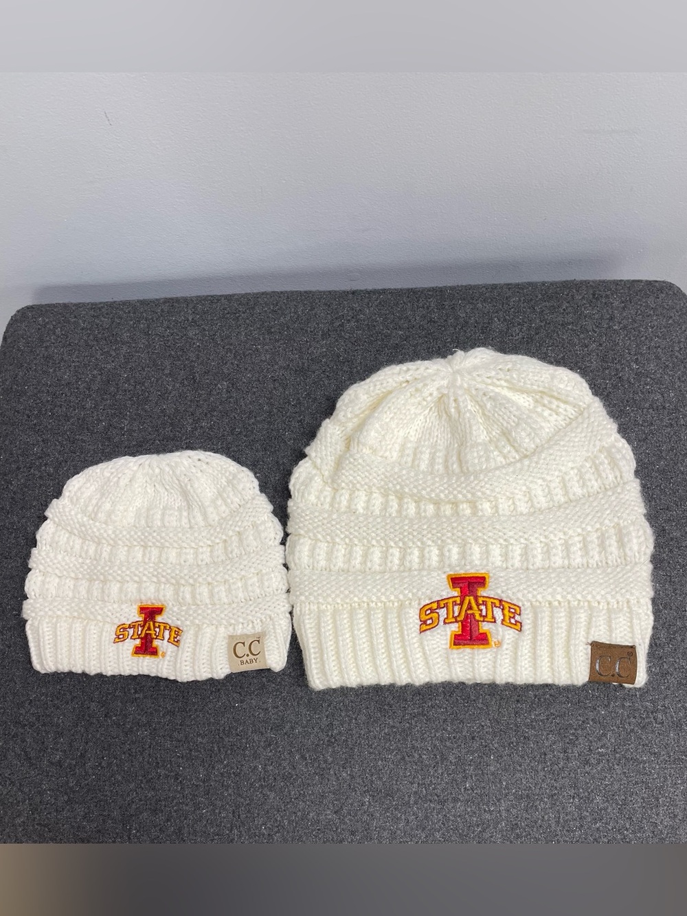 Mommy & Me Matching Iowa State Beanies